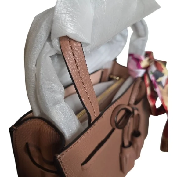 Kate Spade 25th Anniversary Sam Icon Mini Tote Bag Blush w/ Scarf NWT - Picture 6 of 8